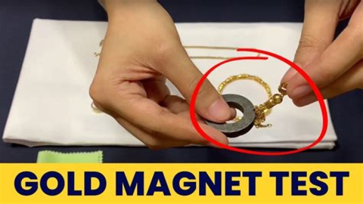 What magnet picks up gold?