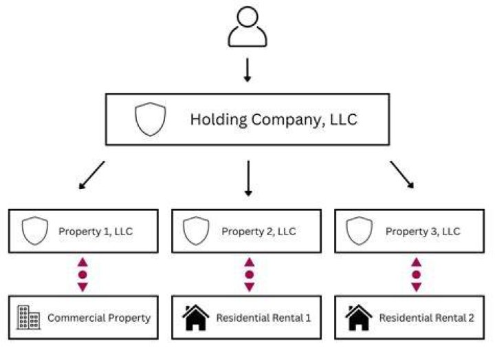 What makes an LLC a holding company?