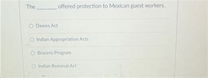 What offered protection to Mexican guest workers?