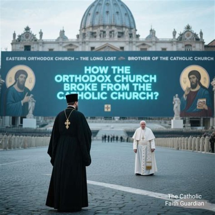 What pair of men broke with Catholic Church?