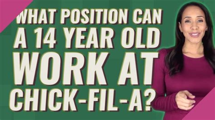 What position can a 14 year old work?