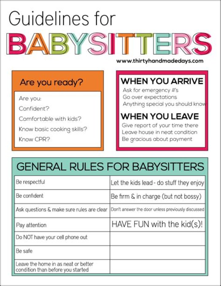 What requirements do you need to babysit?