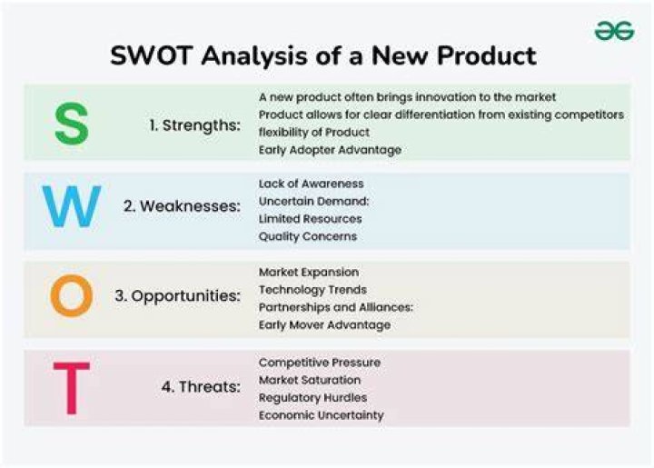 What should be included in a business analysis for a new product?
