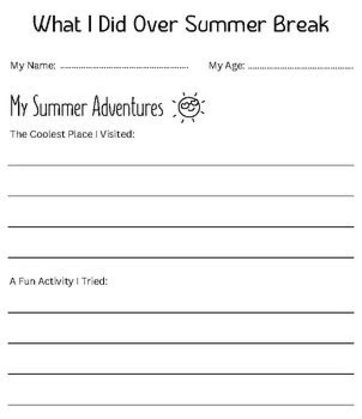 What should I do over the summer break?