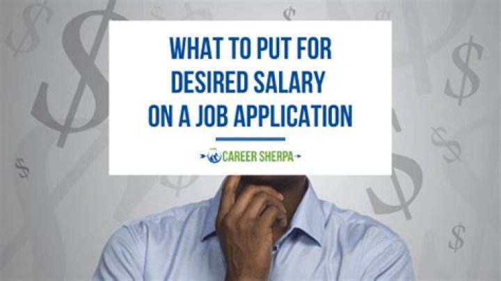What should I put for desired employment?