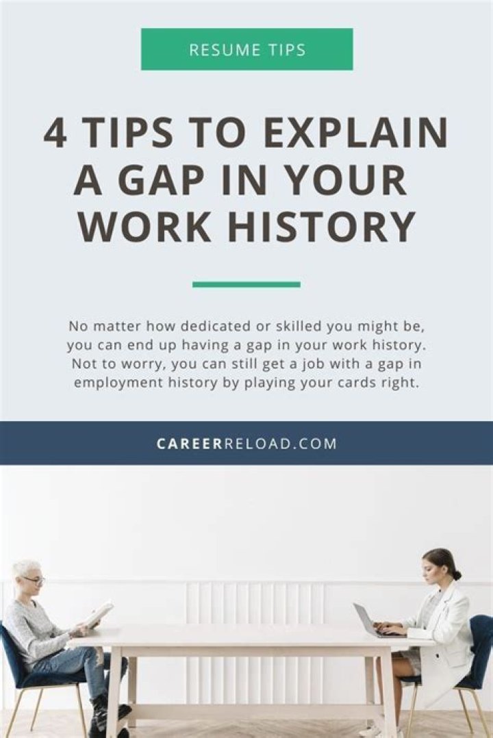 What should you do if you have a gap in your work history?