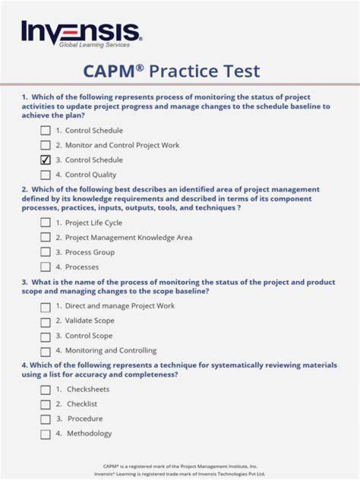 What type of questions are on the CAPM?