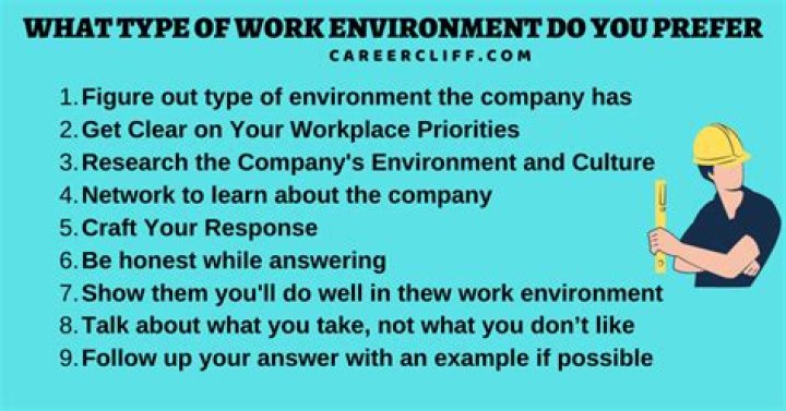 What type of work environment do you prefer?