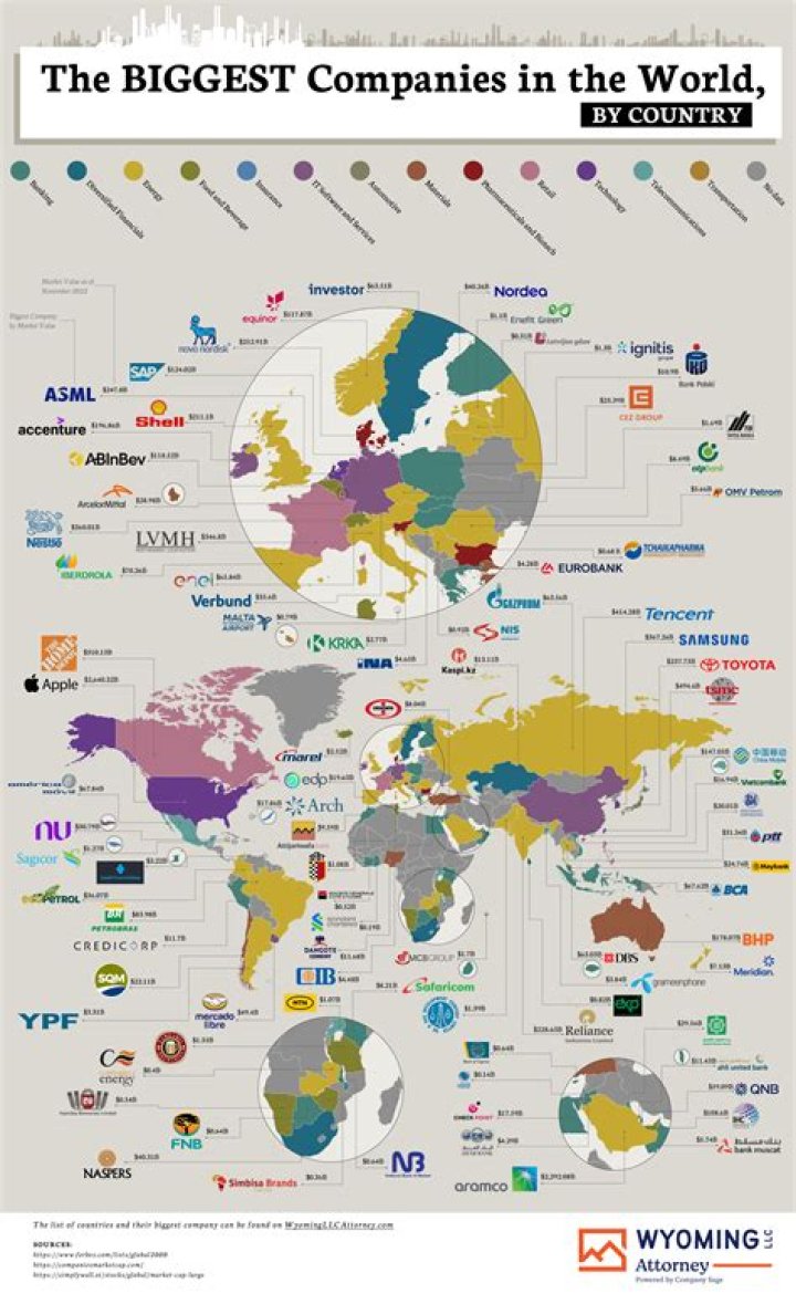 What was the biggest company in 1980?