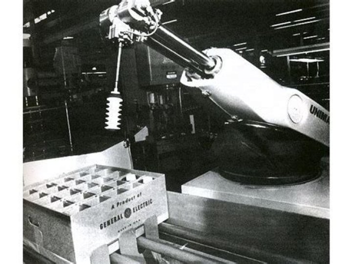 What was the first industrial robot called?
