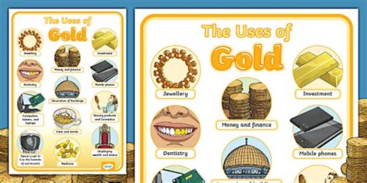 What were some uses for gold?