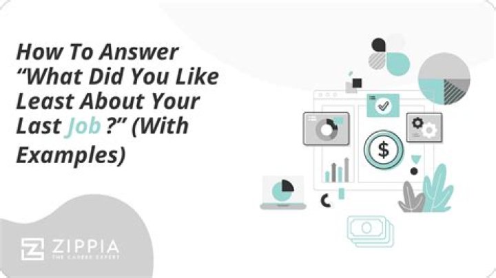 What you like and dislike about your last job?