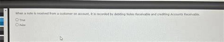 When a note is received from a customer on account it is recorded by debiting notes receivable?