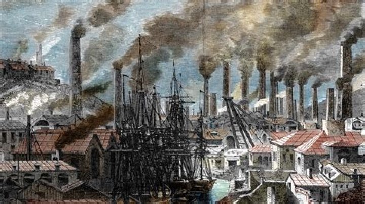 When was the industrial decline?