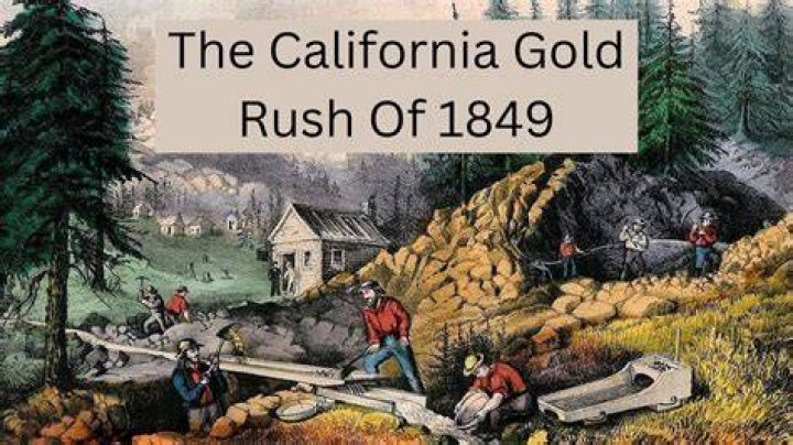 Where did the gold rush of 1849 take place?