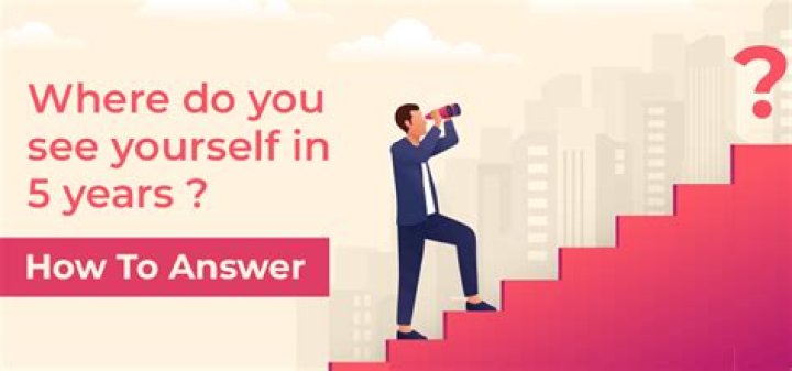 Where do you see yourself five or ten years from now?