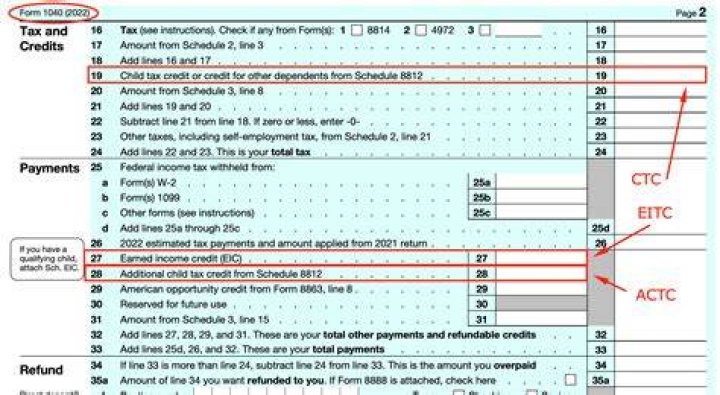 Where does the amount owed appear on a tax refund?