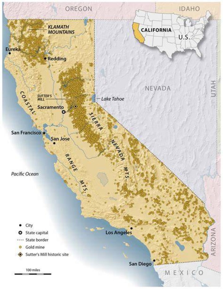 Where was the first gold strike in Montana?
