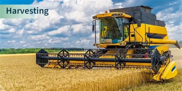 Which includes in harvesting of crops?