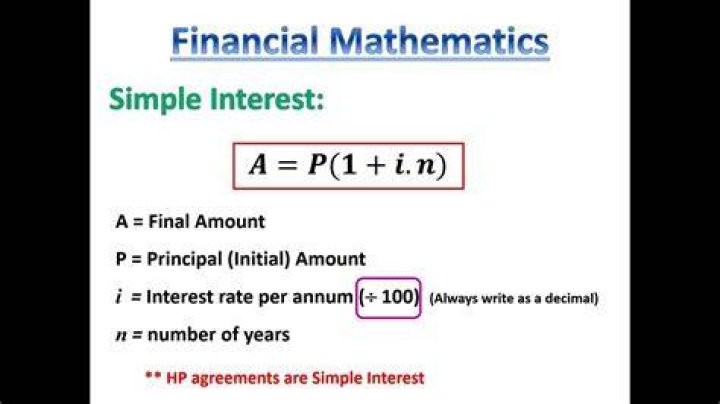 Which is the correct formula to calculate interest?