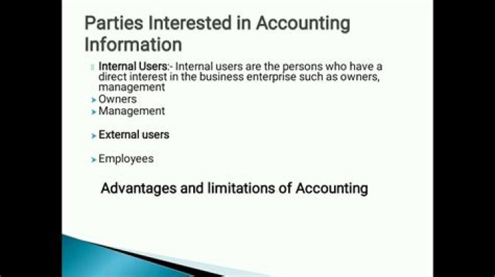 Which parties are interested in accounting information?