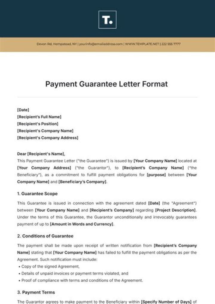 Who can receive a guaranteed payment?