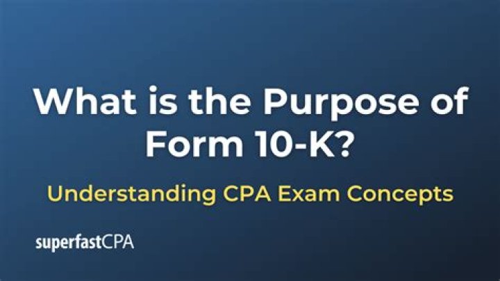 Who Files Form 10-K?