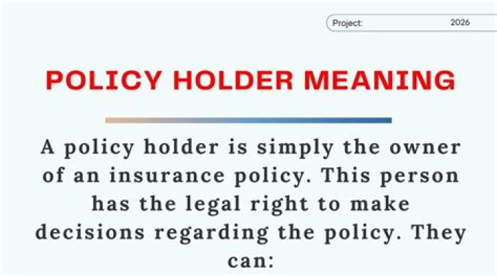 Who is proposed policy holder?