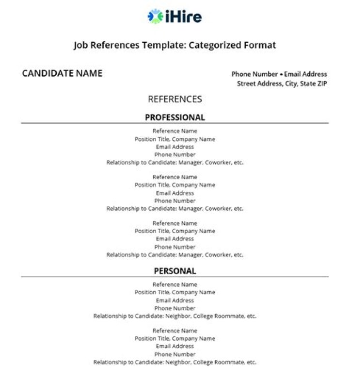 Who qualifies as a job reference?