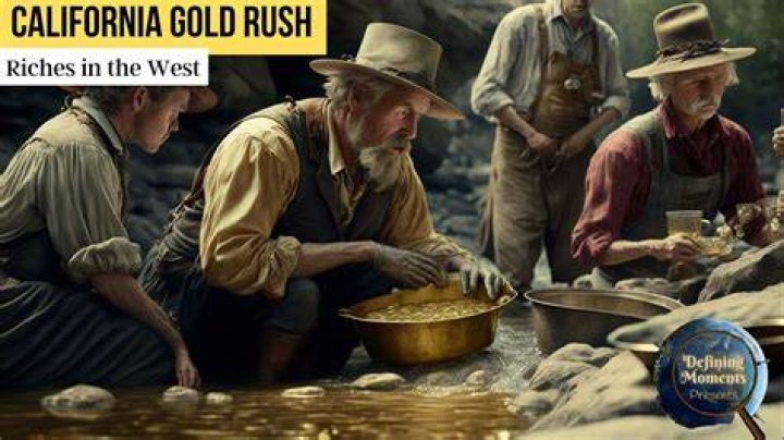 Who traveled to California during the Gold Rush?