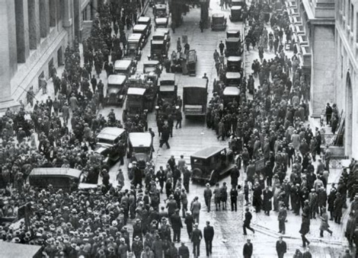 Who was president when the stock market crashed?