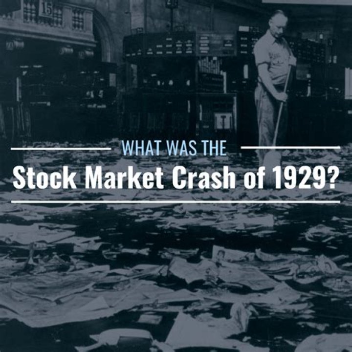Who was responsible for the stock market crash of 1929?