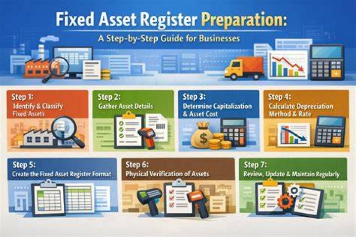 Why is it important to keep a fixed asset register?