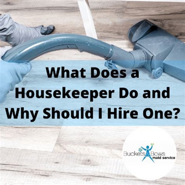 Why should I hire you as a housekeeper?