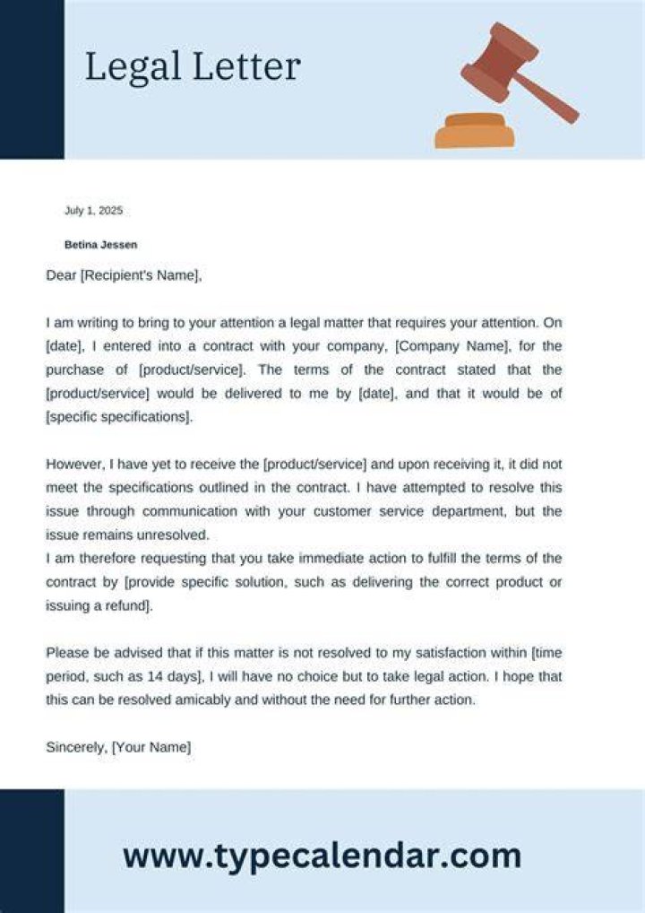 Why would I get mail from a lawyer?