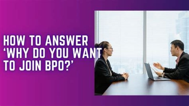 Why you want to join BPO after engineering?